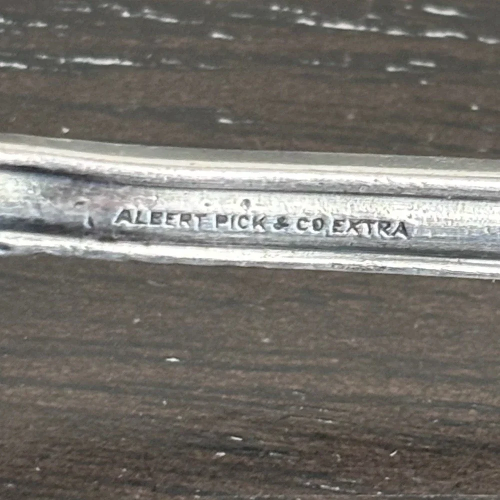 Vintage | Albert Pick &‎ Co Silverplate | Lincoln 1919 | Cocktail Fork | Addison